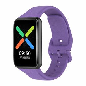Strap-it Oppo Watch Free siliconen bandje (paars)