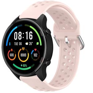Strap-it Huawei Watch GT 2 Pro siliconen bandje met gaatjes (roze)
