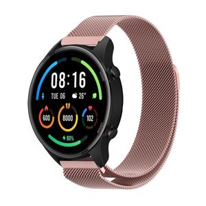 Strap-it Xiaomi Mi Watch Milanese band (roze)