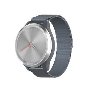 Strap-it Garmin Vivomove 3s Milanese band - 39mm - grijs