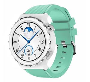 Strap-it Huawei Watch GT 3 Pro 43mm siliconen bandje (aqua)