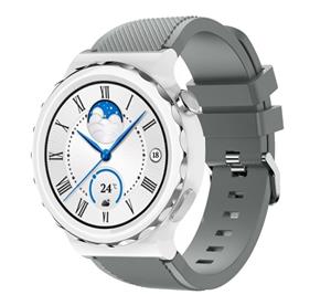 Strap-it Huawei Watch GT 3 Pro 43mm siliconen bandje (grijs)