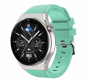 Strap-it Huawei Watch GT 3 Pro 46mm siliconen bandje (aqua)