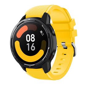 Strap-it Xiaomi Watch S1 siliconen bandje (geel)