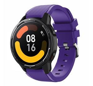 Strap-it Xiaomi Watch S1 siliconen bandje (paars)