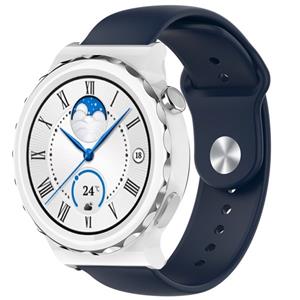 Strap-it Huawei Watch GT 3 Pro 43mm sport band (donkerblauw)