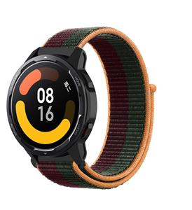 Strap-it Xiaomi Watch S1 nylon band (dark cherry)