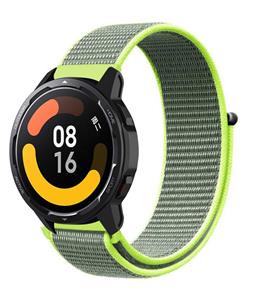 Strap-it Xiaomi Watch S1 nylon band (fluoriserend)