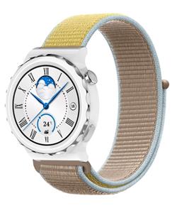 Strap-it Huawei Watch GT 3 Pro 43mm nylon band (camel)