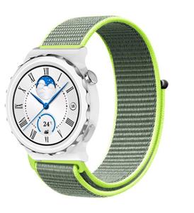 Strap-it Huawei Watch GT 3 Pro 43mm nylon band (fluoriserend)