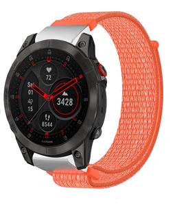 Strap-it Garmin Epix Gen 2 nylon band (oranje)