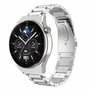 Strap-it Huawei Watch GT 3 Pro 46mm stalen band (zilver)