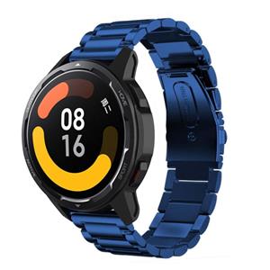 Strap-it Xiaomi Watch S1 stalen band (blauw)