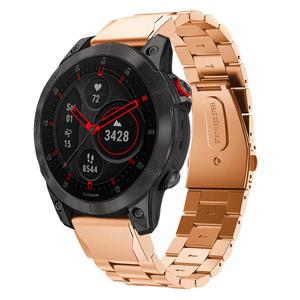 Strap-it Garmin Epix Gen 2 stalen band (rosé goud)
