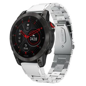 Strap-it Garmin Epix Gen 2 stalen band (zilver)