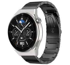 Strap-it Huawei Watch GT 3 Pro 46mm metalen bandje (zwart)