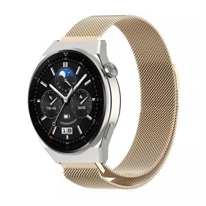 Strap-it Huawei Watch GT 3 Pro 46mm Milanese band (champagne)