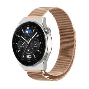 Strap-it Huawei Watch GT 3 Pro 46mm Milanese band (rosé goud)