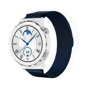 Strap-it Huawei Watch GT 3 Pro 43mm Milanese band (blauw)