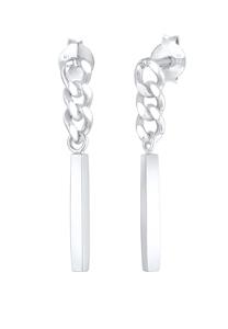 Elli Dames Hangerhengel Geo Pantserlook van 925 Sterling Zilver