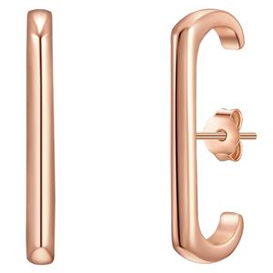 Glanzstücke München Paar Ohrstecker »rosegold«, aus Sterling silber