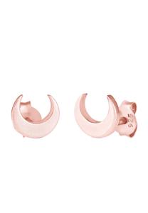 Elli Dames Oorsteker Halvemaan Luna Basis Mat in 925 Sterling Zilver