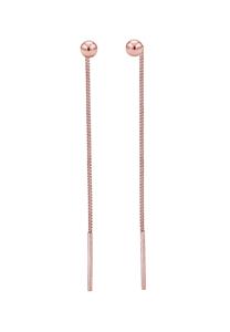 Elli Oorbellen Dames Oorbellen Bol Minimaal Doortrekbaar in 925 Sterling Zilver