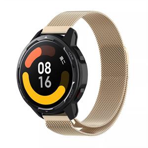 Strap-it Xiaomi Watch S1 Milanese band (champagne)