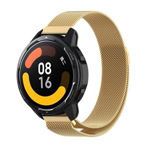 Strap-it Xiaomi Watch S1 Milanese band (goud)