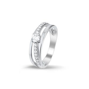 Tft Huiscollectie 1317530 Zilveren zirkonia ring