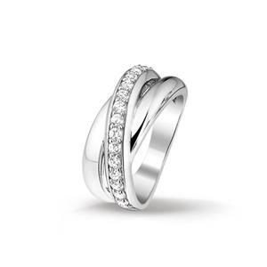 Tft Huiscollectie 1314779 Zilveren zirkonia ring