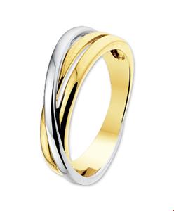 Tft Ring Bicolor Goud