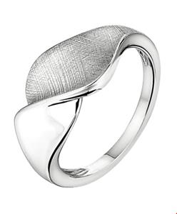 Tft Ring Gescratcht Poli/mat Zilver Gerhodineerd