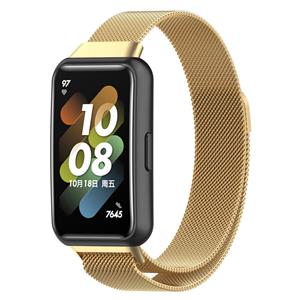 Huawei Band 7 Milanese band (goud)