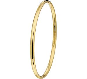 Zilgold Armband Bangle geelgoud met zilveren kern 3 mm