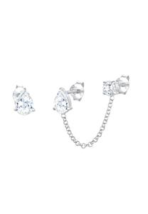 Elli Dames Filigraan Fonkeling met Cubic Zirconia Kristallen in 925 Sterling Zilver Verguld