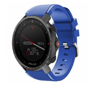 Strap-it Polar Grit X Pro twill siliconen band (blauw)