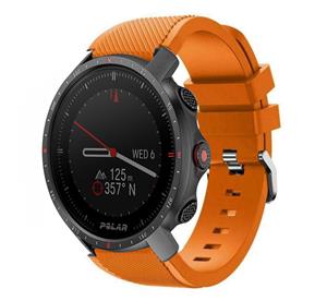 Strap-it Polar Grit X Pro twill siliconen band (oranje)