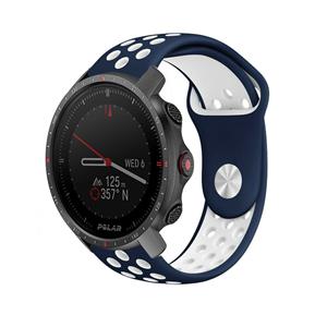 Strap-it Polar Grit X Pro sport band (blauw/wit)