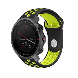 Strap-it Polar Grit X Pro sport band (zwart/geel)