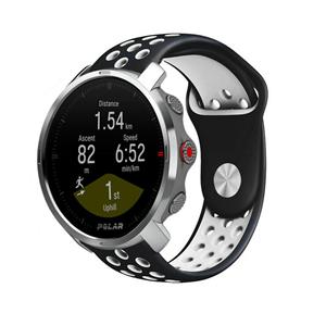 Strap-it Polar Grit X sport band (zwart/wit)