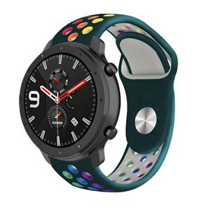 Strap-it Xiaomi Amazfit GTR sport band (kleurrijk dennengroen)