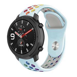 Strap-it Xiaomi Amazfit GTR sport band (kleurrijk lichtblauw)