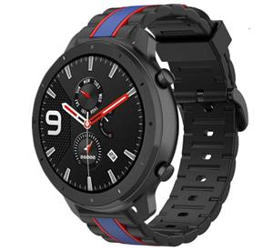 Strap-it Xiaomi Amazfit GTR Special Edition Band (zwart/blauw)