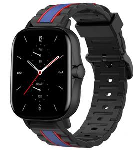 Strap-it Xiaomi Amazfit GTS 2 Special Edition Band (zwart/blauw)