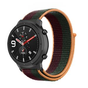 Strap-it Xiaomi Amazfit GTR nylon band (dark cherry)