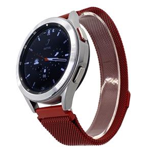 Strap-it Samsung Galaxy Watch 4 - 40mm Milanese band (rood)