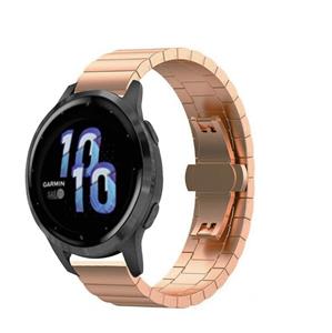Strap-it Garmin Venu 2s metalen band - 40mm -  rosé goud