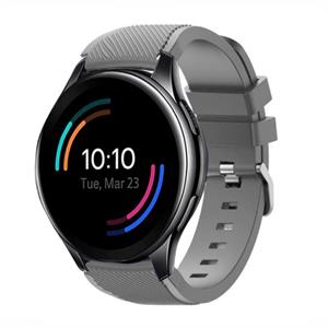 Strap-it OnePlus Watch siliconen bandje (grijs)
