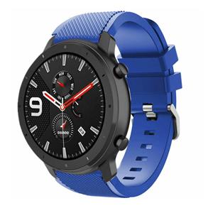Strap-it Xiaomi Amazfit GTR siliconen bandje (blauw)